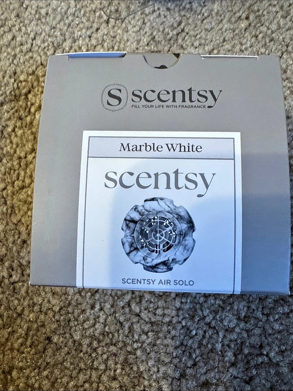 Scentsy Air Solo Marble White Scent Pod Diffuser